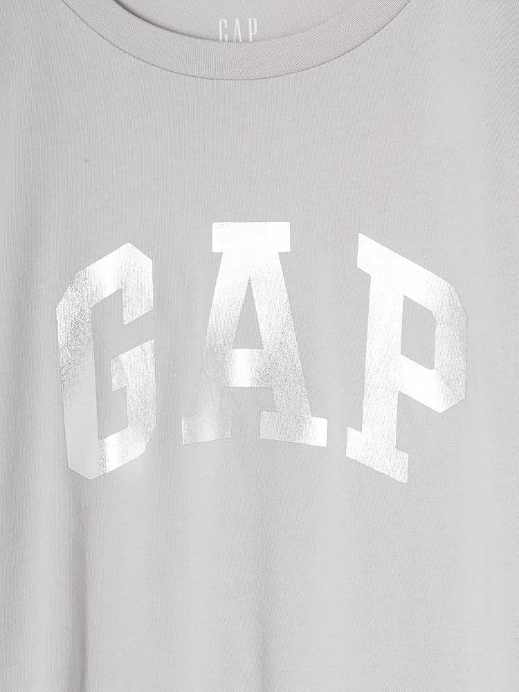 Amazon.com: GAP Womens Long Sleeve Logo Tee Fog XXS